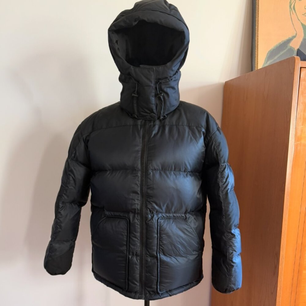 Ralph Lauren Denim & Supply Womens Black Down XL Puffer Jacket Hood warm rare - Picture 3 of 15